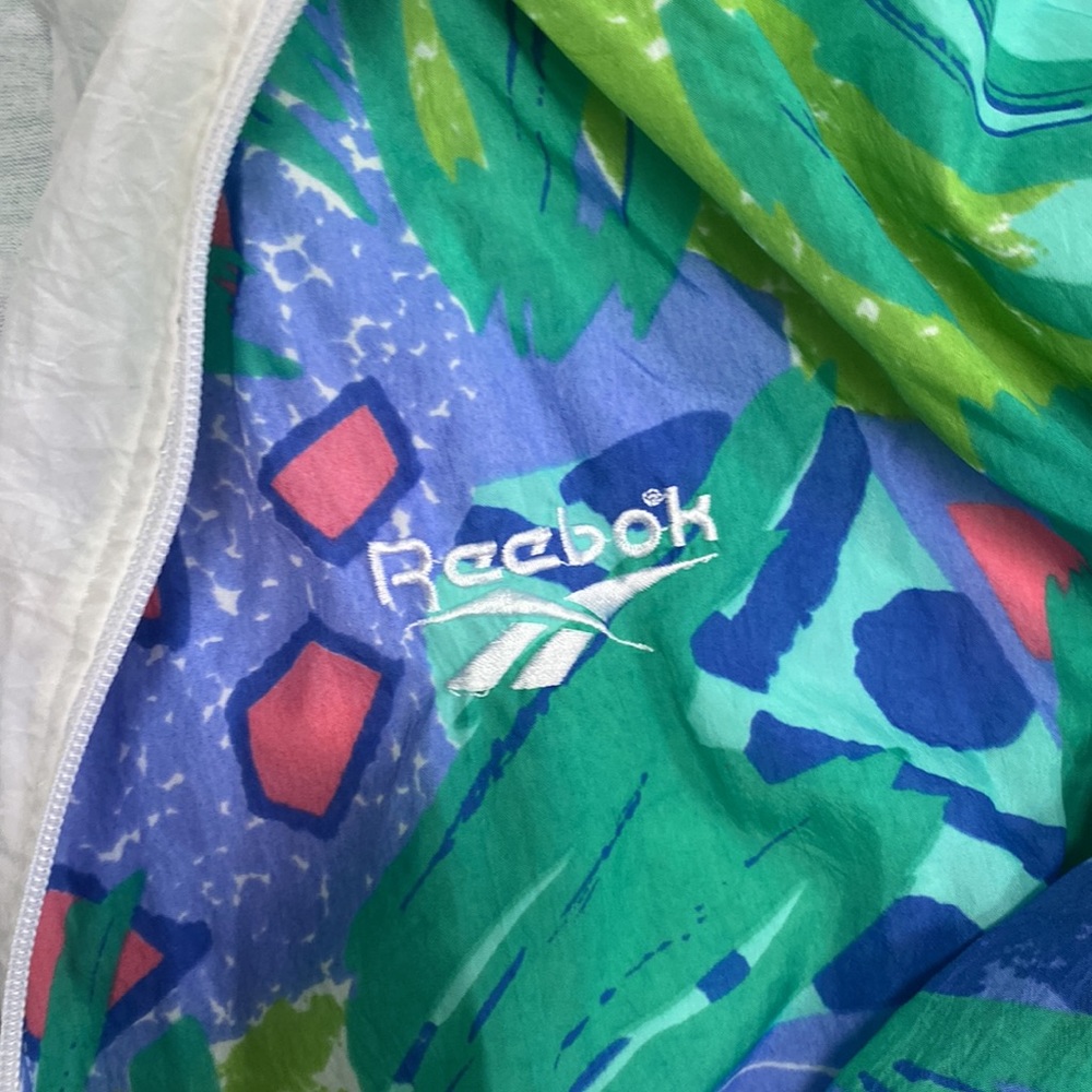 Reebok Vintage Windbreaker | Retro Windbreaker | Reebok Zip Up | Reebok Pullover